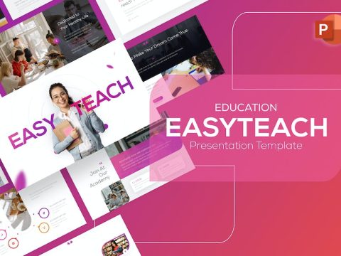 Easyteach Education PowerPoint Template F92MA6N