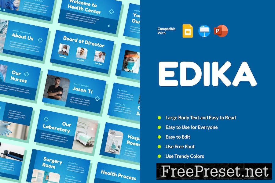 EDIKA - Medical Presentation Template 6VMKUVE