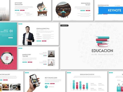 Educacion - Education Keynote Template AX3XASB