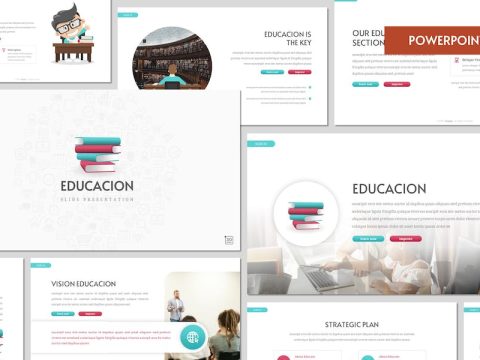 Educacion - Education Powerpoint Template TCVN8TG