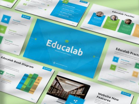 Educalab - Education Powerpoint Template GEDLYXN