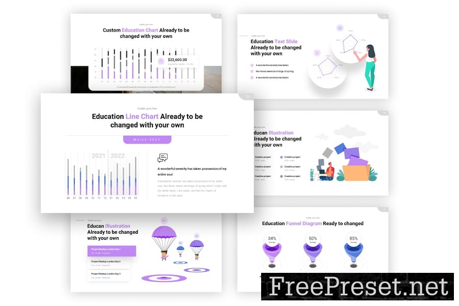 Educan Education PowerPoint Template E8XUU8P