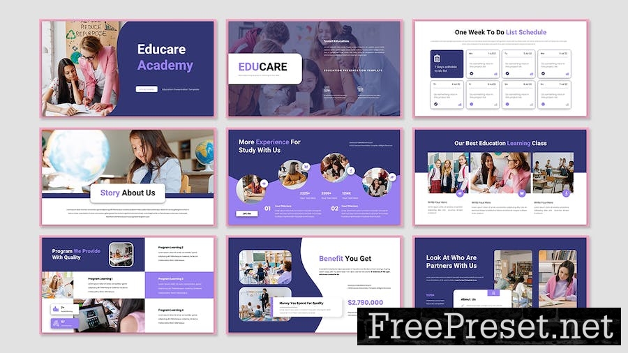 Educare - Education Presentation Keynote Template 675STLK