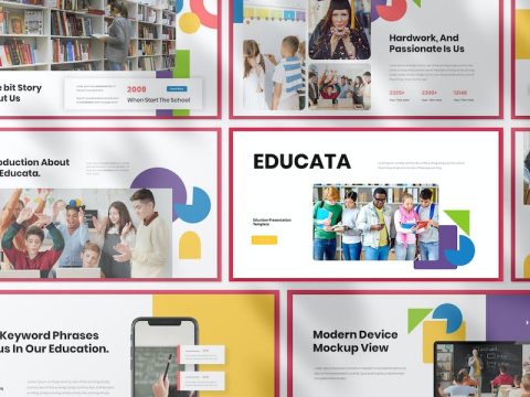 Educata - Education Presentation PowerPoint PMVNY2T