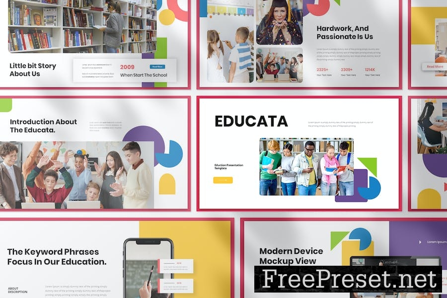 Educata - Education Presentation PowerPoint PMVNY2T