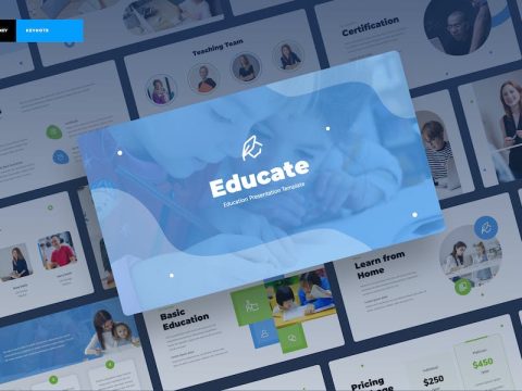 Educate - Education Keynote Template 8YGF4YP