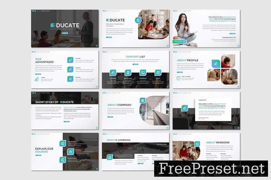 Educate - Education Powerpoint Template