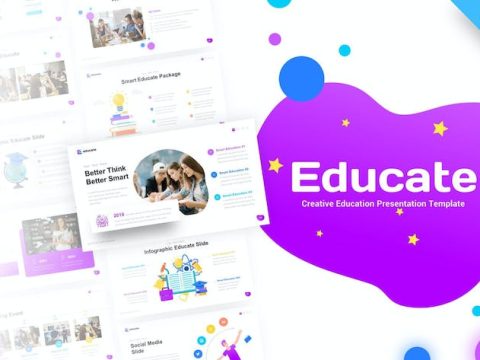 Educate Education PowerPoint Template