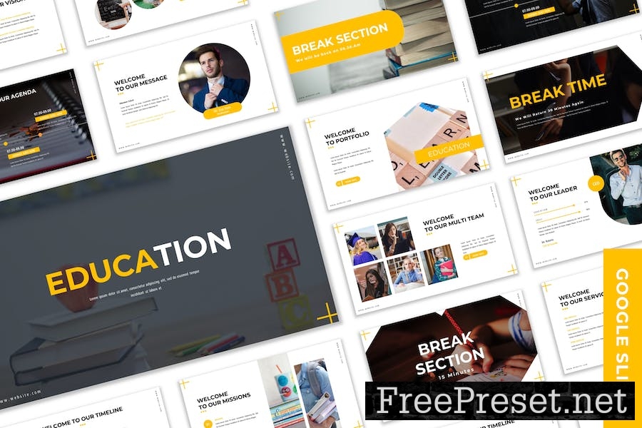 Education - Business Google Slide Template 79Z6HUG