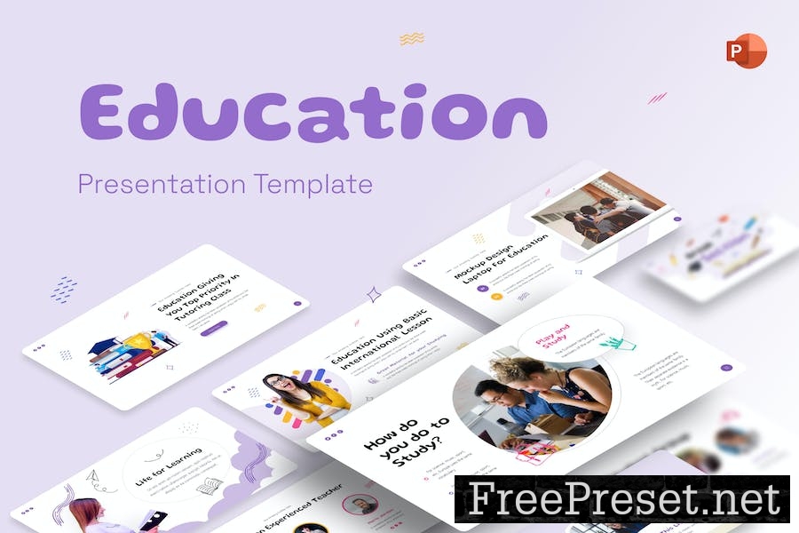 Education Creative PowerPoint Template PSA9AJL