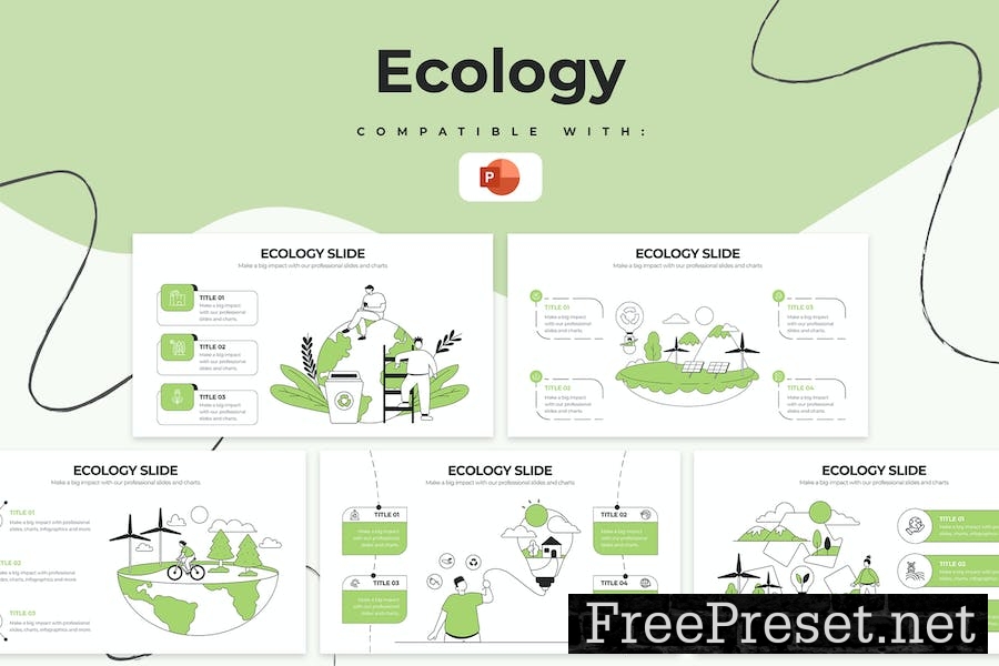 Education Ecology PowerPoint Infographics ZZSVCHP