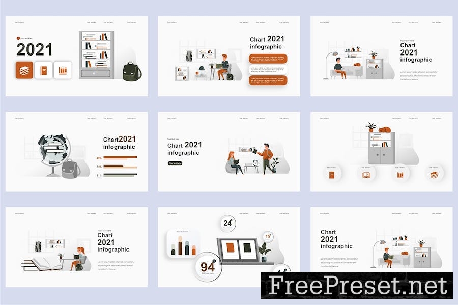 Education Illustration Powerpoint Template AYBYY4J