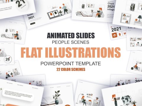 Education Illustration Powerpoint Template AYBYY4J