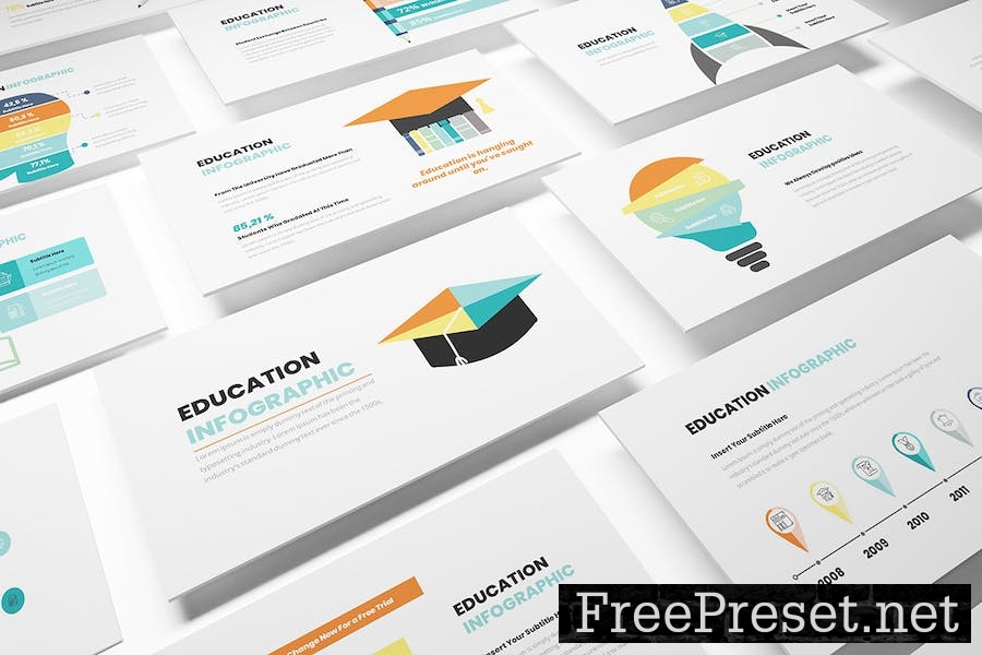 Education Infographic Keynote Template 8KLKPPX