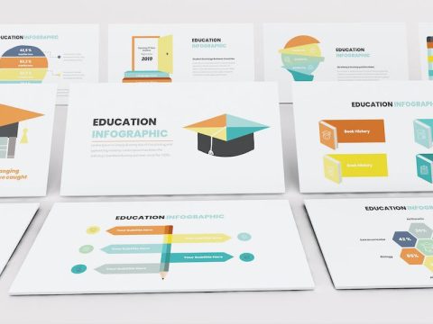 Education Infographic Keynote Template 8KLKPPX