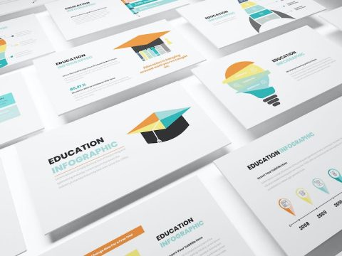 Education Infographic Powerpoint Template VR52HVY