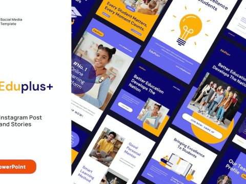 Education Instagram Post & Stories Powerpoint RQZLBDC