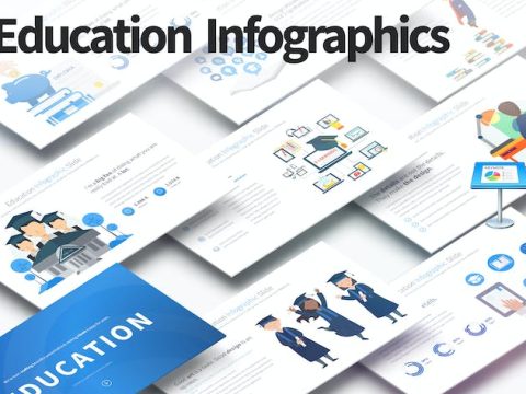 EDUCATION - Keynote Infographics Slides CHG9JZ