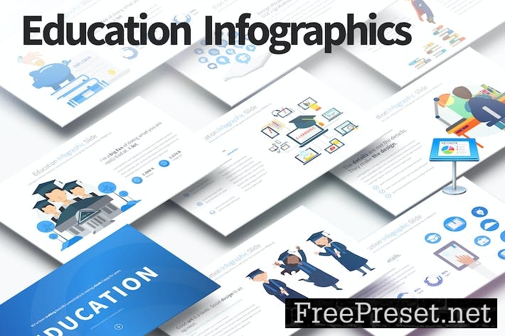 EDUCATION - Keynote Infographics Slides CHG9JZ