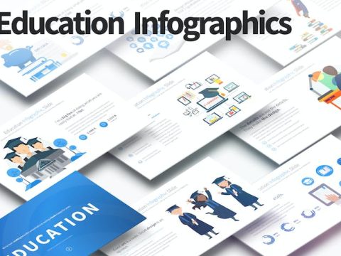 EDUCATION - PowerPoint Infographics Slides VH7MSW