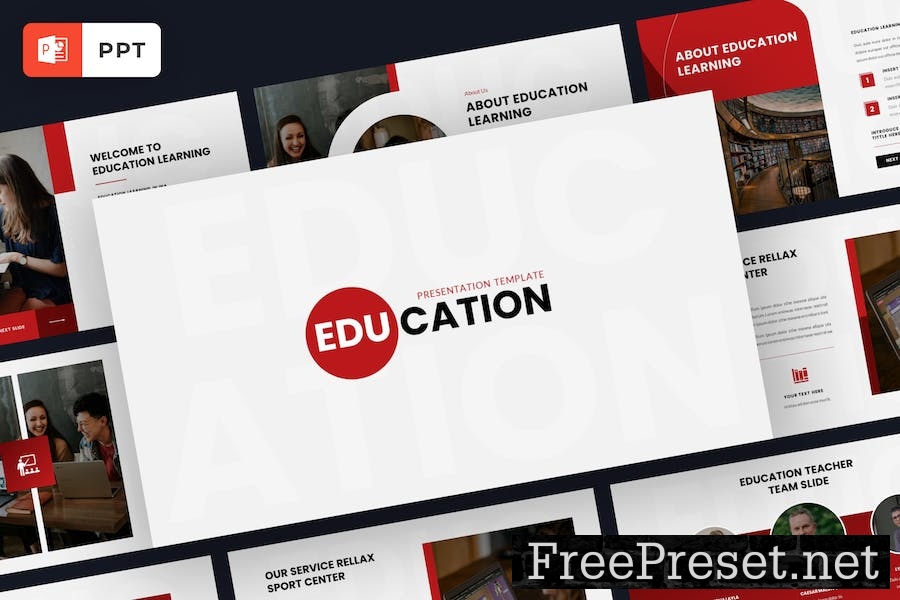 Education Powerpoint Presentation Template H5BKJC5