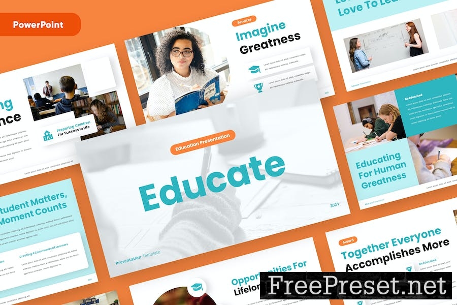 Education Powerpoint Presentation Template WHFS4MZ