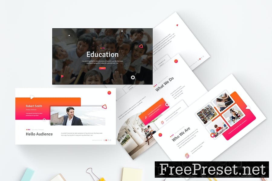 Education - Powerpoint Template GBQ6H4E