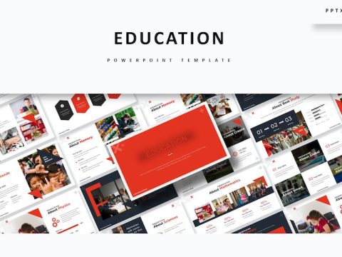 Education - Powerpoint Template MPFQZTK