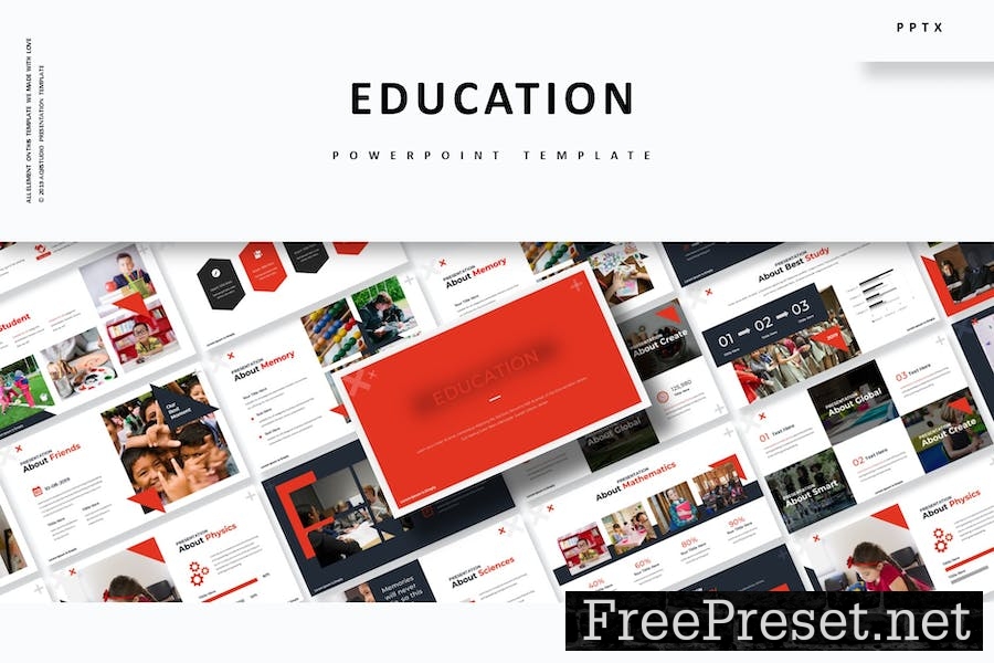 Education - Powerpoint Template MPFQZTK