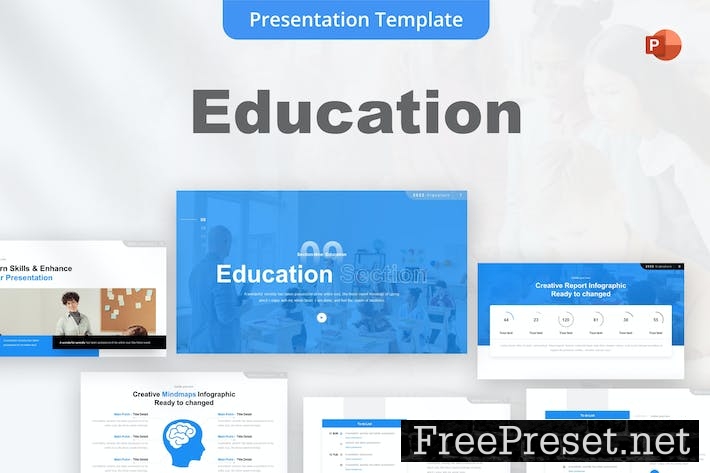 Education PowerPoint Template MUHSQN3