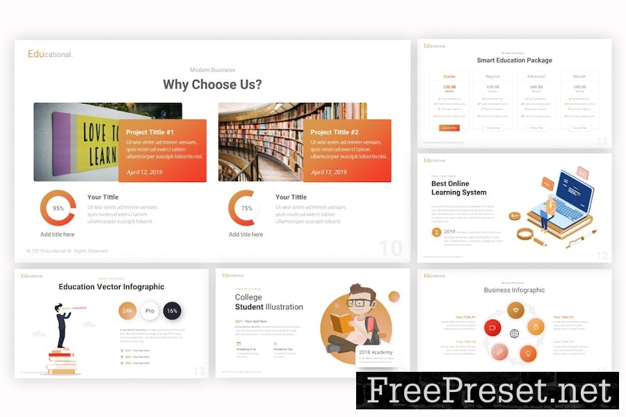 Educational Education Modern PowerPoint Template