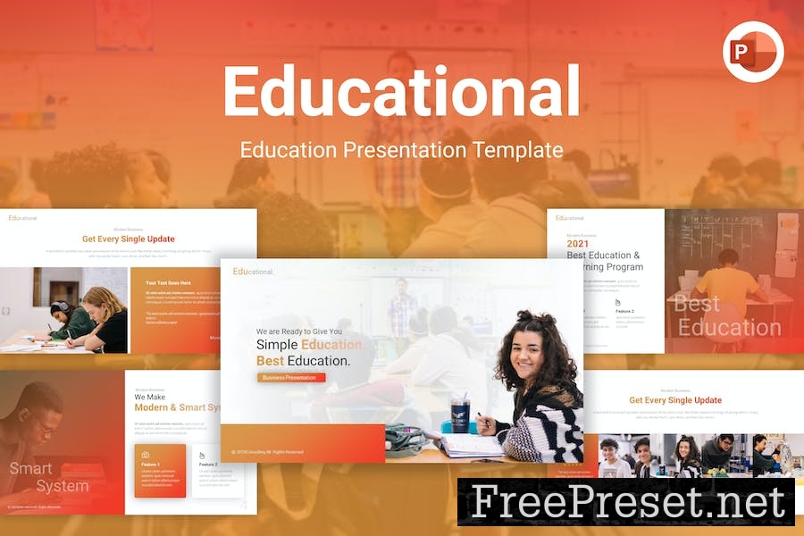 Educational Education Modern PowerPoint Template