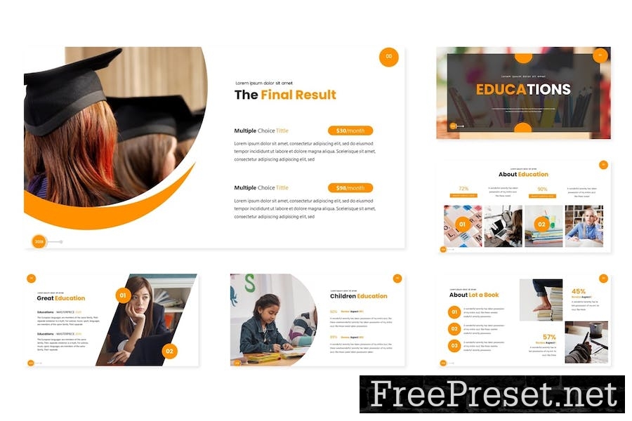 Educations - Powerpoint Template 4TW6REC