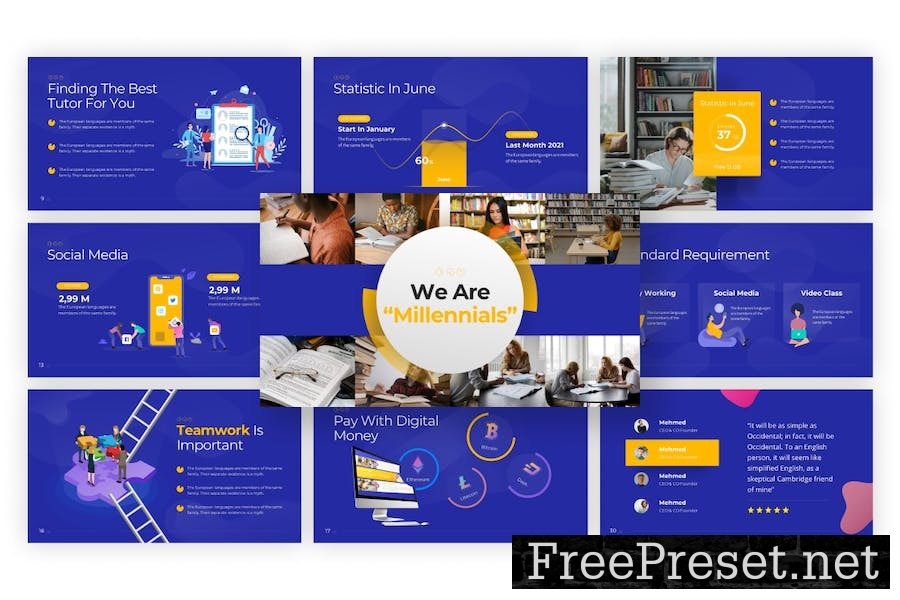 Educavo Education PowerPoint Template GLULRVJ