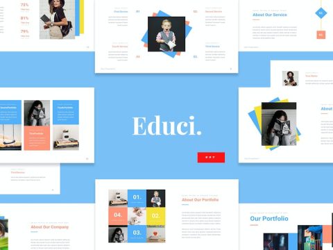 Educi - Children Education Powerpoint Template NTQDK3V