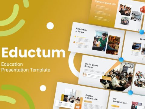 Eductum Education PowerPoint Template K9AP8BF