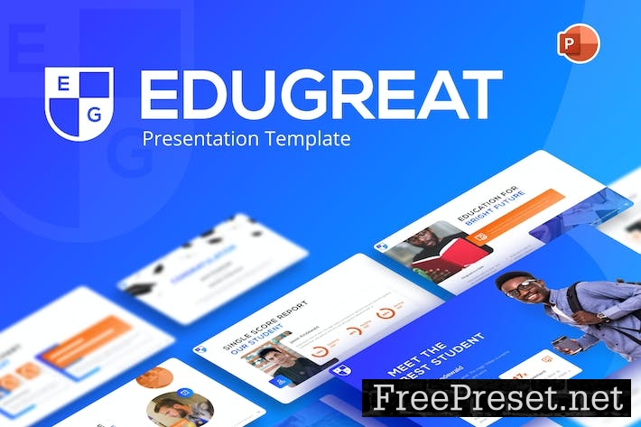 Edugreat Education Modern PowerPoint Template GL4UH35