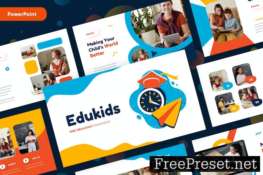 Edukids - Education Kids Powerpoint Presentation WV9NMGS