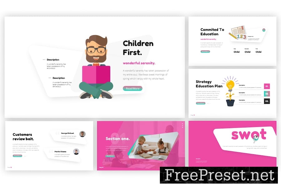 Edukids Education PowerPoint Template 825JQT2