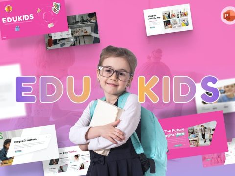 Edukids Education PowerPoint Template 825JQT2