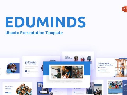 Eduminds Education PowerPoint Template RJM64WP