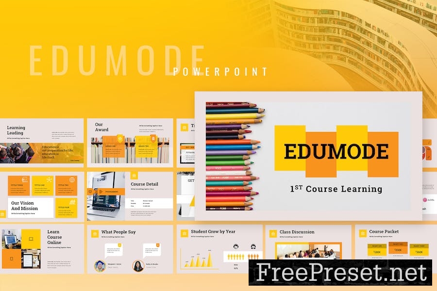 Edumode - Education Powerpoint Presentation CLNBF3W