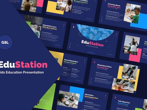 Edustation Kids Education - Google Slides MNYZZUG