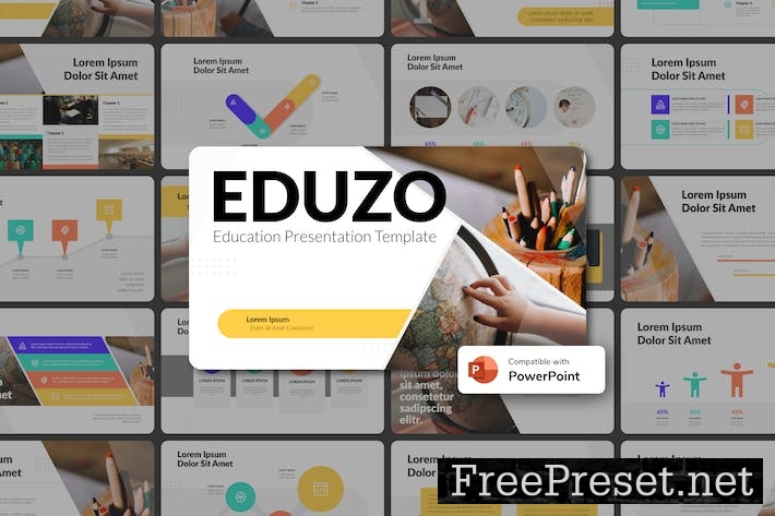 EDUZO - Education PowerPoint Template X9ZS4XG