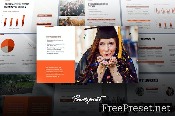 Edza - Education Powerpoint Template 6253U3M