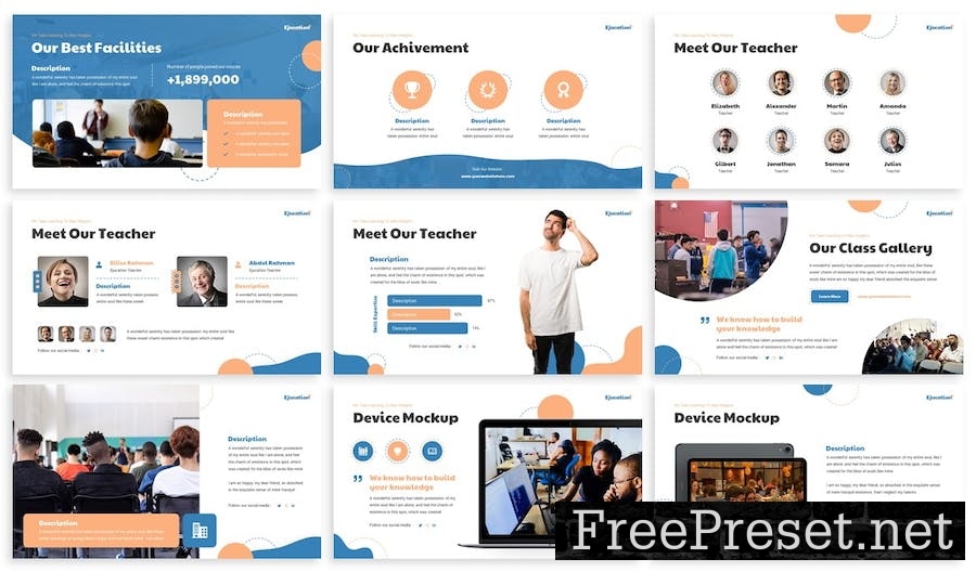 Ejucation - Education Powerpoint Template HWUJN38