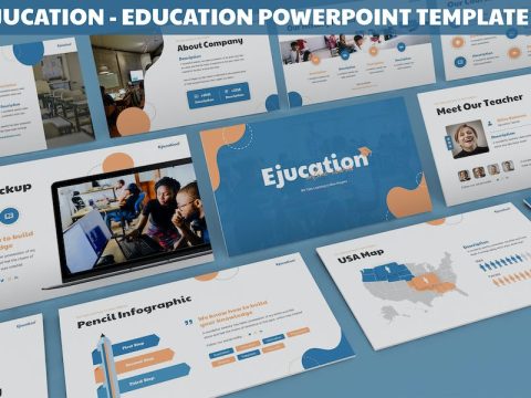 Ejucation - Education Powerpoint Template HWUJN38