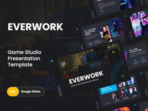 Everwork - Gaming Studio Google Slides Template