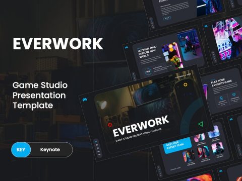Everwork - Gaming Studio Keynote Template SLADNA9