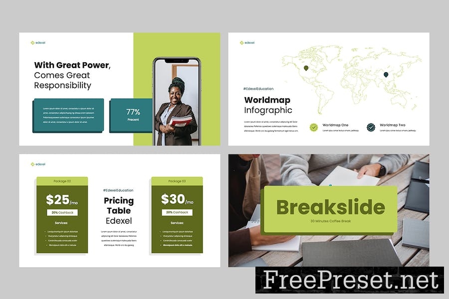 EXEDEL - Education Powerpoint Template 8K2XEGP